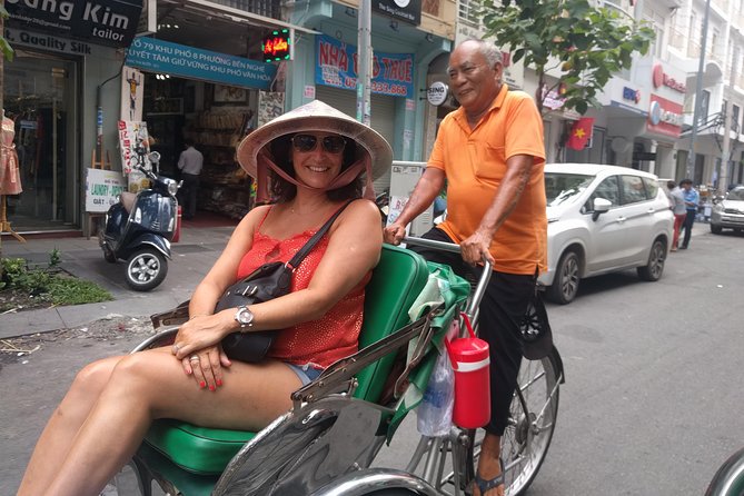 One hour cyclo tour around Saigon - Bitexco Financial Tower and modern Ho Chi Minh City