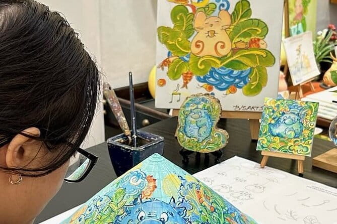 Paint & Personalize a Vietnamese Non La with B/S Art Studio topic - Tea, Cookies, and Live Music While the Ink Dries