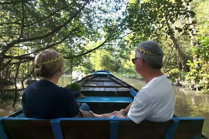 Premium Can Tho Small Canal Tour in Mekong Delta - Leaving Ninh Kieu Wharf by covered wooden boat