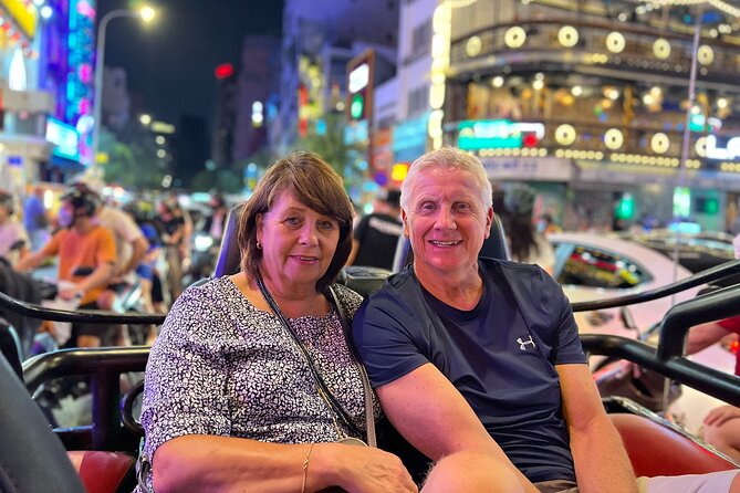 Private Jeep City Tour Saigon by Night and Skybar Drink - Dong Khoi, the Opera House, and Nguyen Hue