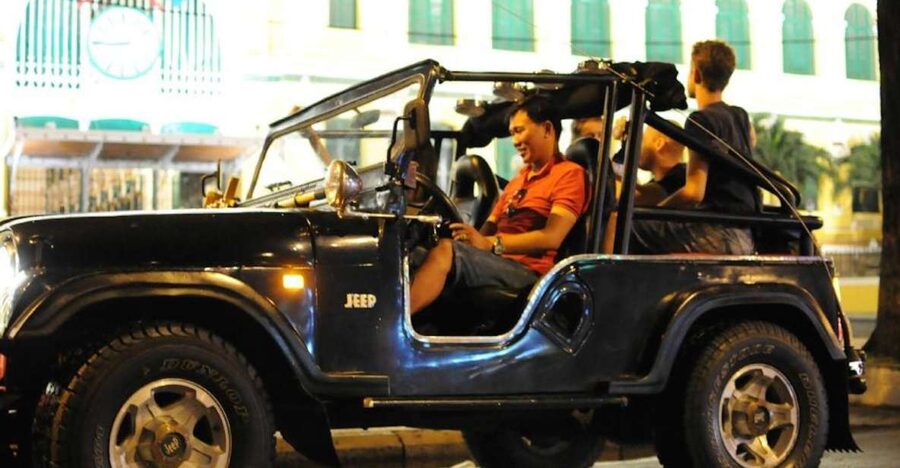 Private Jeep Tour Saigon by Night & Cruise Dinner with Music - The guide can shape the whole evening