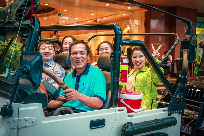 Private Jeep Tour Saigon by Night: Foodie & City Tour - Notre Dame Cathedral and a quick central-city view