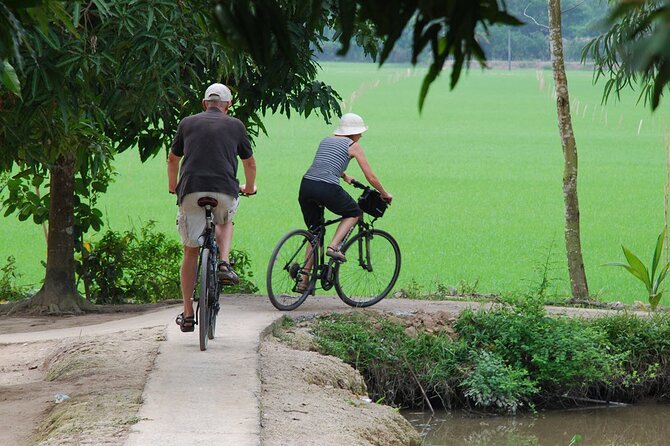 PRIVATE Luxury Sunset Mekong AFTERNOON TRIP with BBQ DINNER & COOK CLASS - Cycling through Ben Luc village