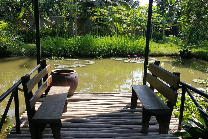 Private Mekong Delta Less Tourist - Coconut Island Tour - Vinh Trang Pagoda closes the day
