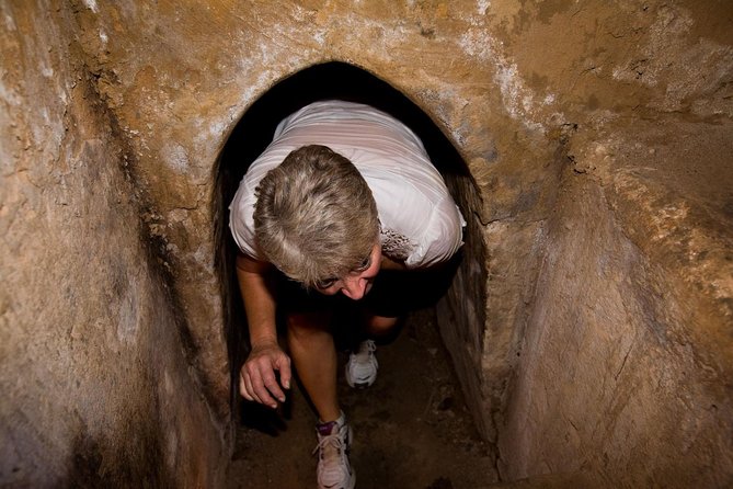 Private War Veteran CuChi Tunnels 1/2 Day Tour - Crawling through a soldier-sized tunnel