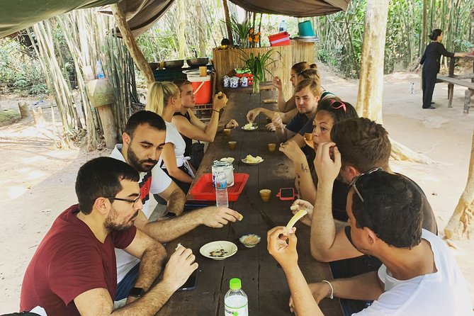 Private War Veteran CuChi Tunnels 1/2 Day Tour - Tapioca, pandan tea, and the Hoang Cam kitchen