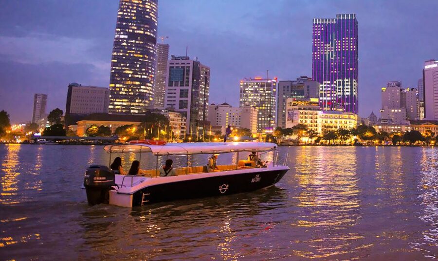 Romantic Sunset Cruise by Speedboat - Seeing Saigon from a faster, lower angle