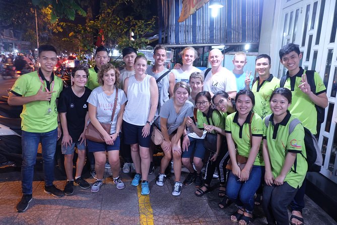 Saigon After Dark and Street Food by Motorbike and Scooter - District 4 and the BBQ seafood finale