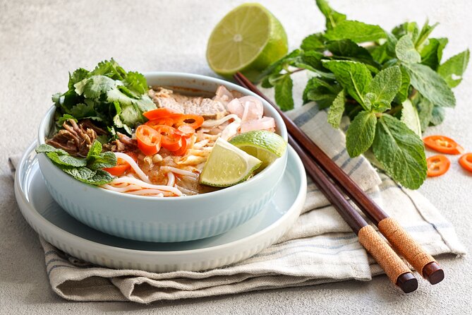Saigon By Night and Vietnam Local Food on Motorbike - Bun bo Hue changes the flavor profile