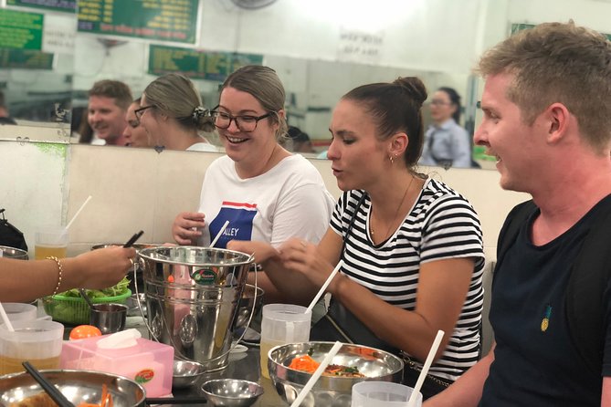 Saigon Evening Food Tour by Scooter - The first stop: bun thit nuong and local dining