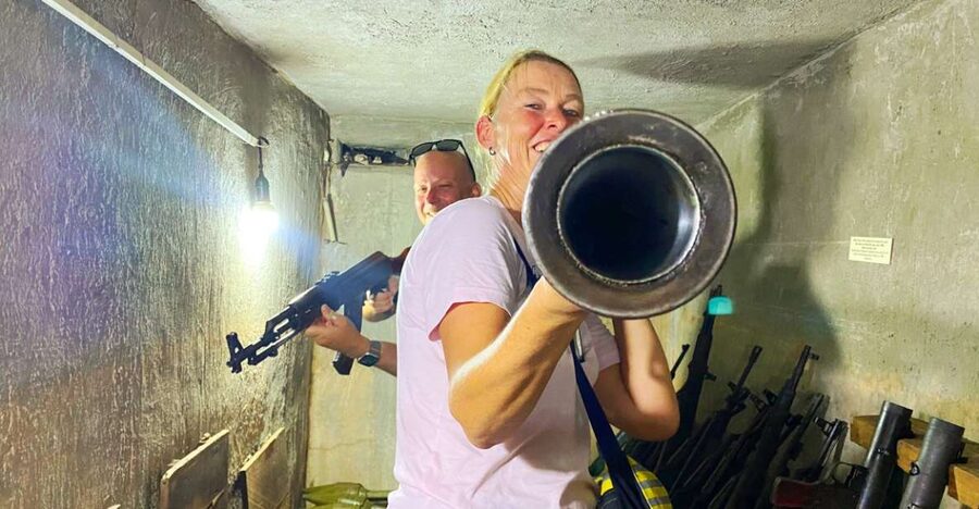 Saigon History & Cu Chi Tunnels with War Museum 1-Day Tour - Booby traps, tank, and the mechanics of survival