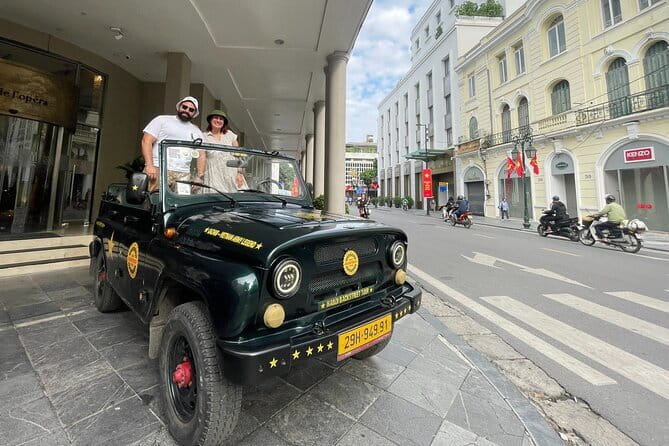 Saigon Jeep Tour : HIGHLIGHTS & HIDDEN GEMS By Vietnam Army Jeep - Central Post Office and Notre Dame Cathedral