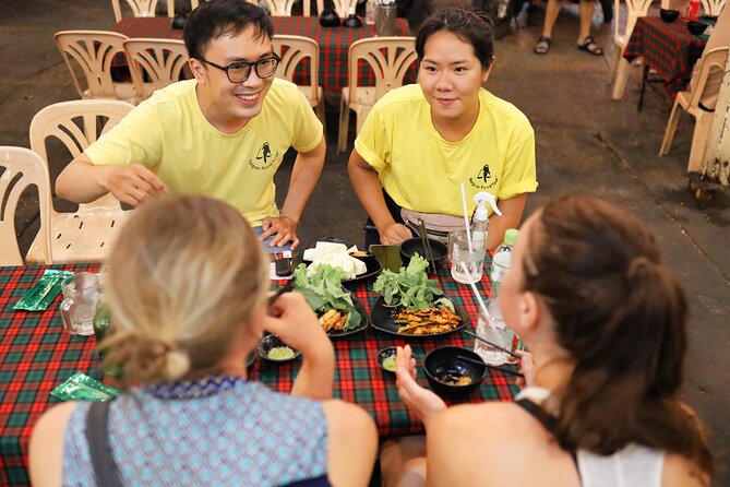 Saigon Night Street Food and City Tour on Scooter - Vietnamese barbecue over a tabletop grill