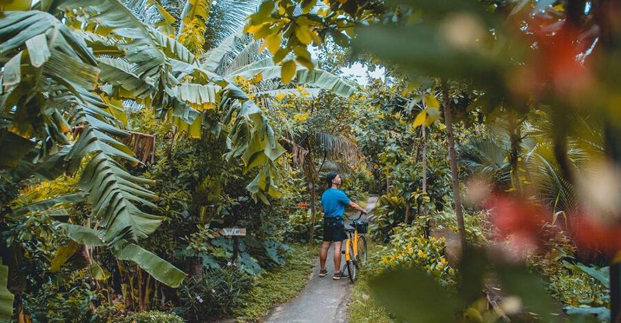 Saigon's Last Mekong Countryside Cycle Tour-Ho Chi Minh City - Stop 4: A break at Quán Nhà Lá
