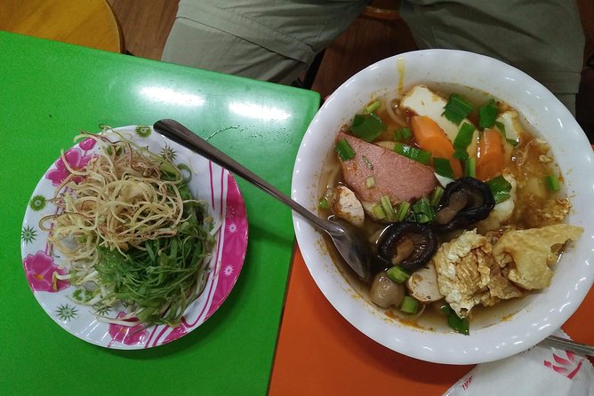 Saigon Vegetarian Tour by Motorbike and Scooter - Chinatown, markets, and Thien Hau Temple