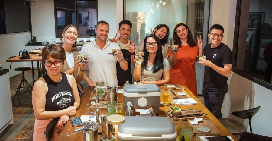 Shake & Savor: Coffee-Themed Cocktails from Việt Nam - Cà Phê Mít, coffee with jackfruit and ginger soda