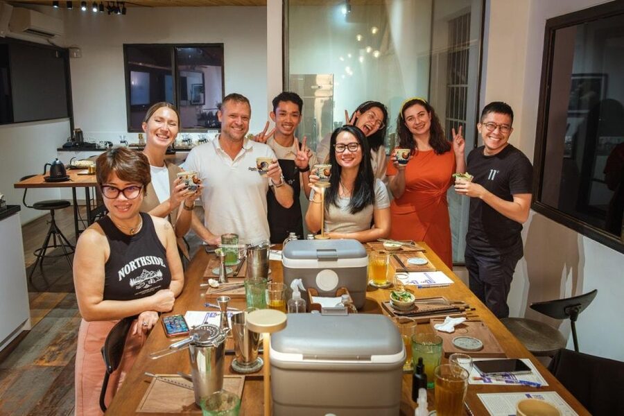 Shake & Savor: Coffee-Themed Cocktails from Việt Nam - Finding Lacàph behind the purple iron door