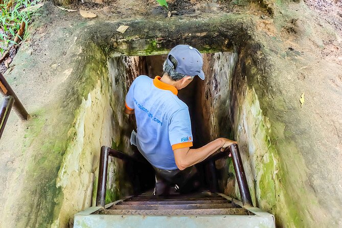 Small-Group Cu Chi Tunnel Half-day Tour: Morning or Afternoon - Going underground for the tunnel section