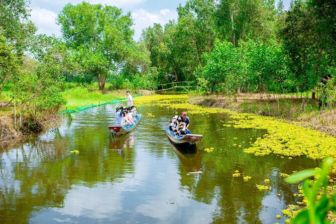 Southern Forest Tour – Explore Hau Giang Nature - The long-tail boat into the reserve