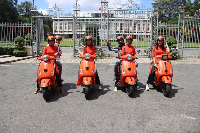 The Insider's Saigon With Female Ao Dai Riders Vespa 4,5 Hours - Central Saigon landmarks, seen quickly but usefully