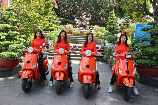 The Insider's Saigon With Female Ao Dai Riders Vespa 4,5 Hours - Thu Thiem Tunnel and the Saigon viewpoint