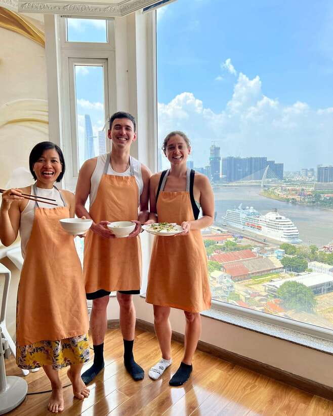 Top Home Cooking Class with Stunning River View AC Kitchen - The dishes that make the class useful at home