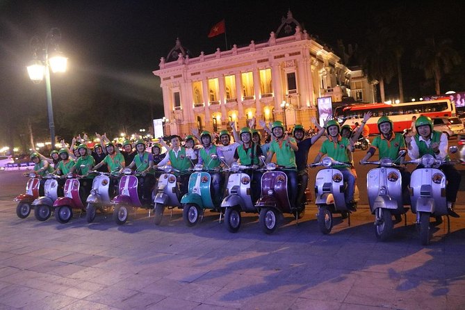 Vespa Saigon By Night Street Food Tour - The first meal stop: Vietnamese pancakes and spring rolls