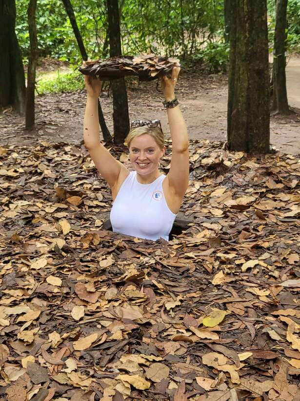 VIP NEW Tour 1Day Cu Chi Tunnels and Kayak Adventure Mekong - Inside the Cu Chi tunnel network