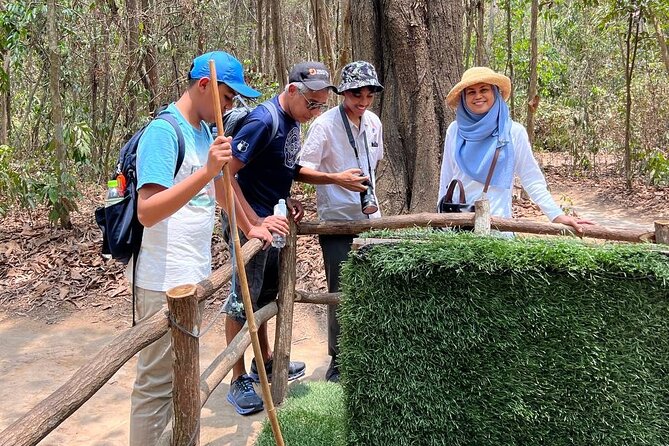 VIP Tour: Cu Chi Tunnels Half Day | Option: Real Shooting Guns - The tunnel experience and physical demands