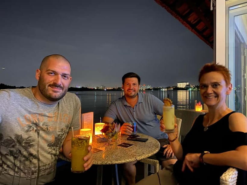 VIP Tour Enjoy Romantic Sunset by Speed Boat Free Cocktail - Saigon New Port and the working river