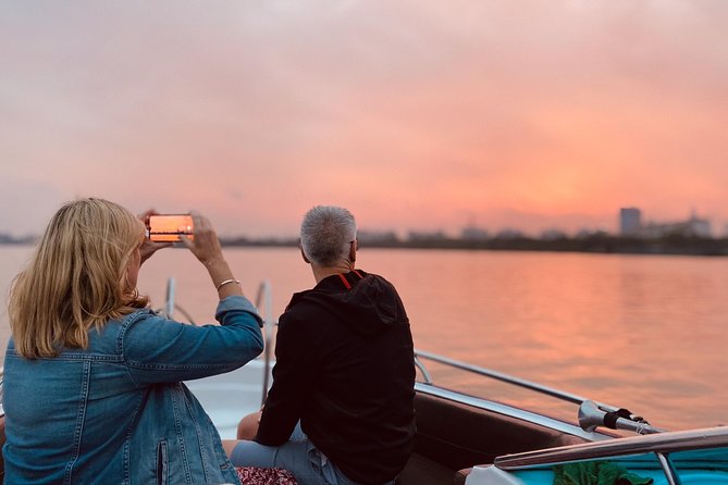 VIP Tour in Saigon: Romantic Sunset Cocktail by SpeedBoat - Leaving Bach Dang pier as Saigon cools down
